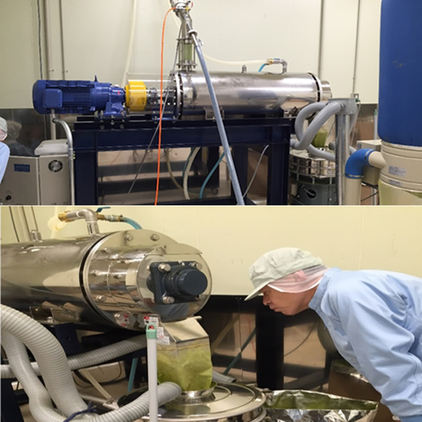 ビーズミル抹茶製造機